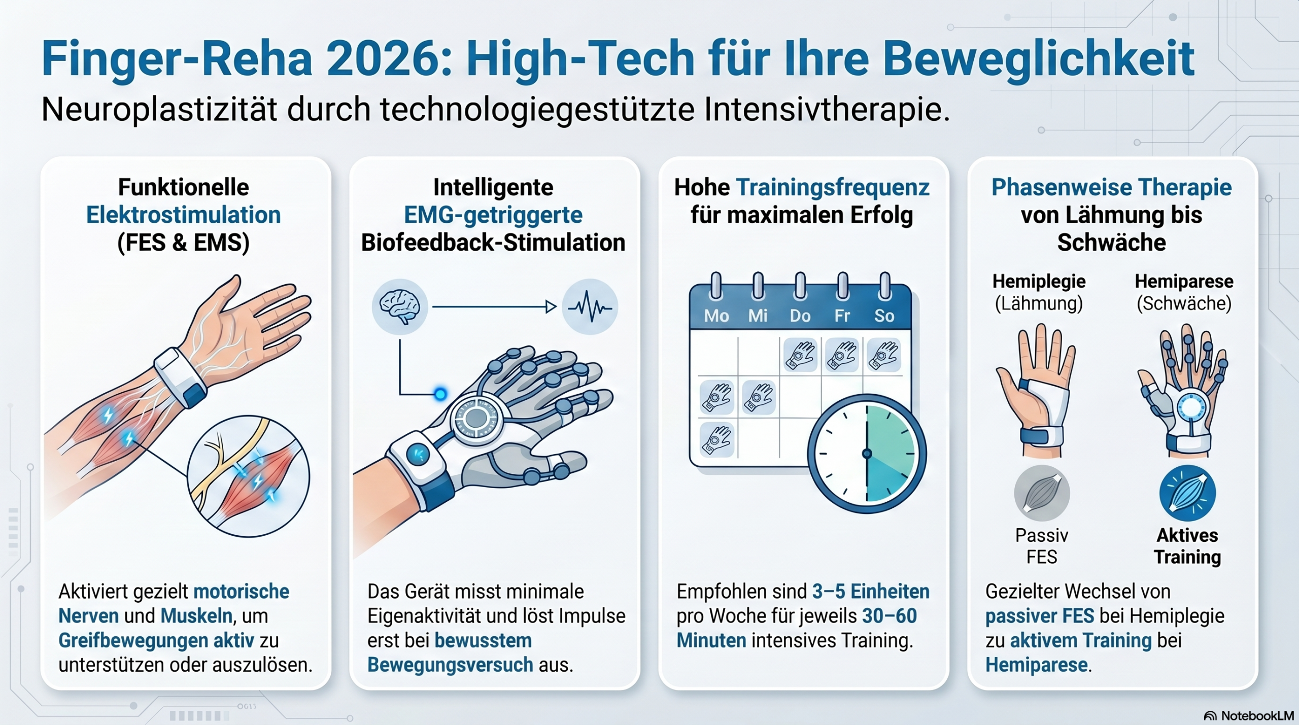 Finger Reha nach Schlaganfall