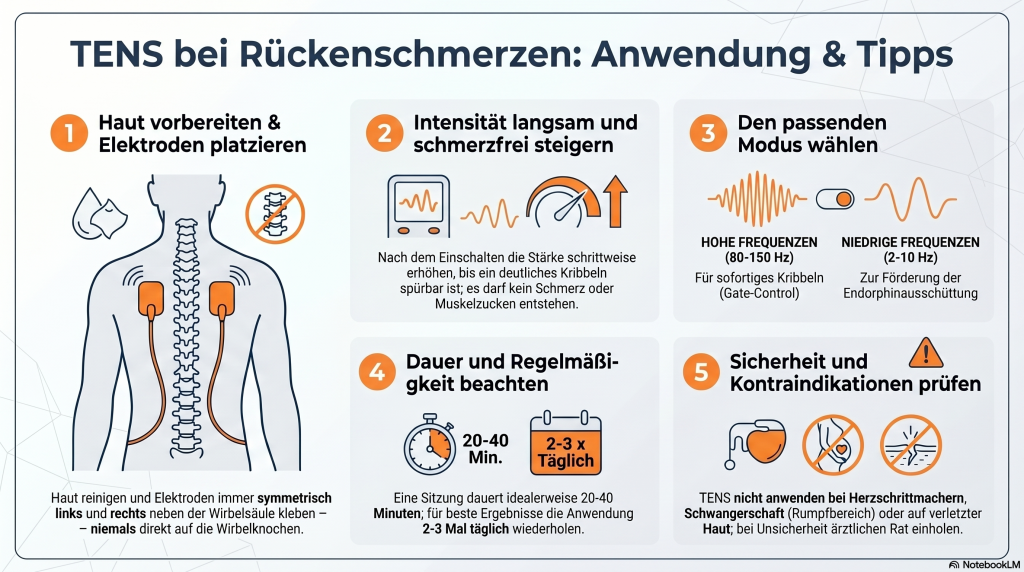 TENS bei Rückenschmerzem