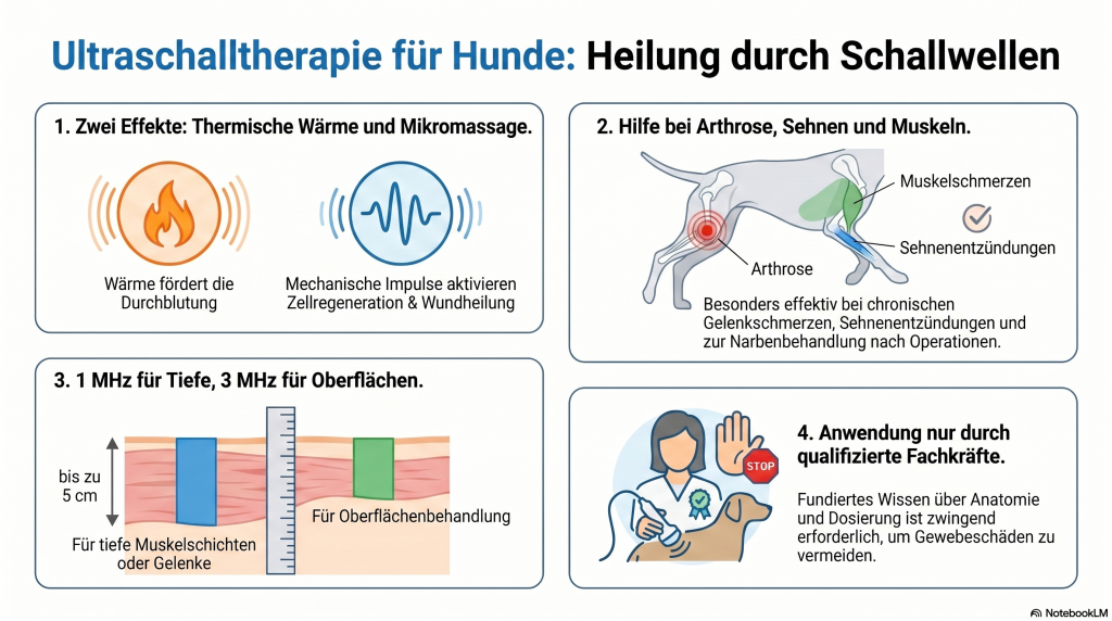 Ultraschalltherapie für Hunde